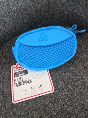 NWT Reebok Ibiza Bright Blue Hazel Fannypack 5" X 7.5" X 1.75" Fanny Pack